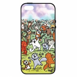 Чохол для iphone 5/5S/SE Коти танцюють - PrintSalon