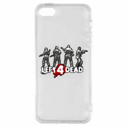 Чохол для iphone 5/5S/SE Left 4 Dead Gang - PrintSalon