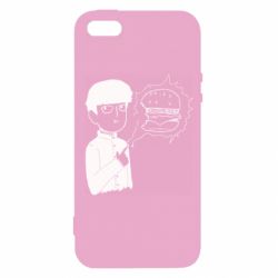 Чехол для iPhone5/5S/SE Моб Психо и гамбургер
