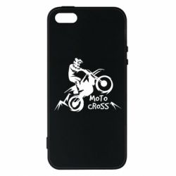 Чехол для iPhone5/5S/SE Motocross sport - PrintSalon