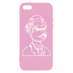 Чехол для iPhone5/5S/SE Обезьяна в виртуальных очках - PrintSalon