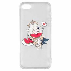 Чохол для iphone 5/5S/SE Паймон з кавуном - PrintSalon