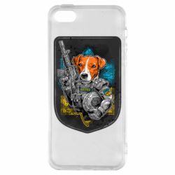 Чехол для iPhone5/5S/SE Пес Патрон арт - PrintSalon