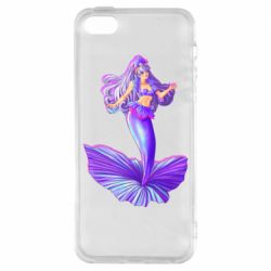 Чехол для iPhone5/5S/SE Purple Mermaid Barbie - PrintSalon