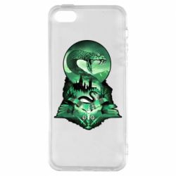 Чохол для iphone 5/5S/SE Slytherin collage - PrintSalon