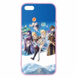 Чехол для iPhone5/5S/SE Teyvat Genshin Impact - PrintSalon