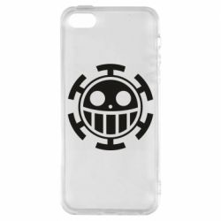 Чехол для iPhone5/5S/SE Ван Пис флаг Трафальгара - PrintSalon