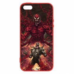 Чохол для iphone 5/5S/SE Веном и Карнаж симбиоты - PrintSalon