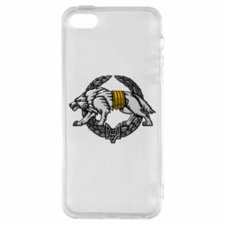Чехол для iPhone 5 Волк УССО - PrintSalon