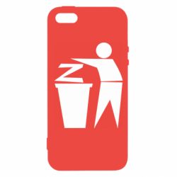 Чехол для iPhone 5 Z is a trash - PrintSalon