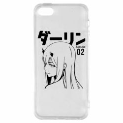 Чехол для iPhone5/5S/SE Zero Two Girl - PrintSalon