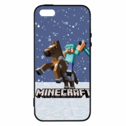 Чохол для iphone 5/5S/SE Зимовий Майнкрафт - PrintSalon