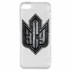 Чохол для iphone 5/5S/SE ЗСУ метал лого - PrintSalon