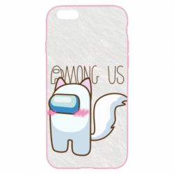 Чохол для iPhone 6/6S Among us cute cat - PrintSalon