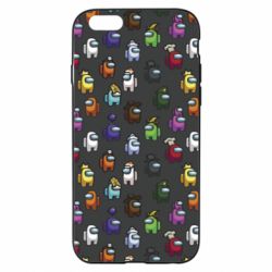 Чехол для iPhone 6/6S Among Us Pattern - PrintSalon