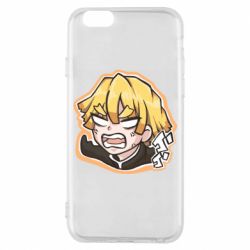 Чехол для iPhone 6/6S Angry Zenitsu Agatsuma - PrintSalon