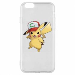 Чехол для iPhone 6/6S Ash's hat Pikachu - PrintSalon