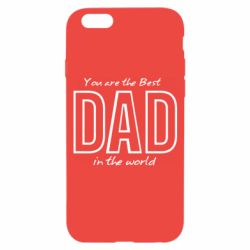 Чохол для iPhone 6/6S Best dad text - PrintSalon
