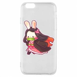 Чехол для iPhone 6/6S Chibi Bunny Kamado Nezuko - PrintSalon