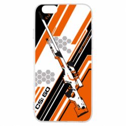 Чохол для iPhone 6/6S CS: GO AWP Asiimov Skin - PrintSalon