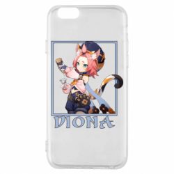 Чехол для iPhone 6/6S Diona Genshin Impact - PrintSalon