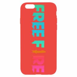 Чехол для iPhone 6/6S Free fire gradient logo - PrintSalon