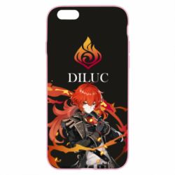 Чохол для iPhone 6/6S Genshin Impact Diluc - PrintSalon