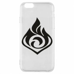 Чехол для iPhone 6/6S Genshin Impact Pyro - PrintSalon