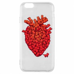 Чехол для iPhone 6/6S Heart of many cats - PrintSalon