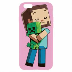 Чохол для iPhone 6/6S Heroes from Minecraft - PrintSalon