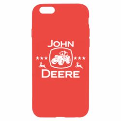 Чехол для iPhone 6/6S John Deere and tractor fanArt - PrintSalon