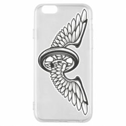Чехол для iPhone 6/6S Колесо и крылья - PrintSalon