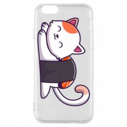 Чехол для iPhone 6/6S Котик-суши - PrintSalon