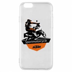 Чехол для iPhone 6/6S KTM Sportmotorcycle Art - PrintSalon