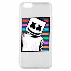 Чехол для iPhone 6/6S Marshmello Colorful Portrait - PrintSalon
