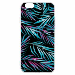 Чохол для iPhone 6/6S Neon Palm Leaves - PrintSalon