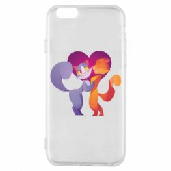Чохол для iPhone 6/6S Парочка. Котики - PrintSalon