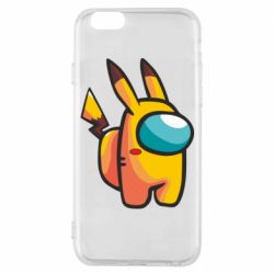 Чохол для iPhone 6/6S Pikachu Among Us - PrintSalon