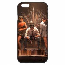 Чехол для iPhone 6/6S Pubg on the throne - PrintSalon