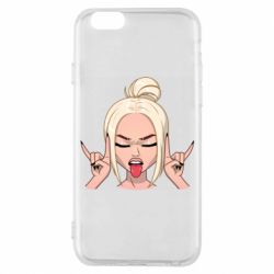 Чехол для iPhone 6/6S Punk Girl - PrintSalon