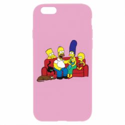 Чехол для iPhone 6/6S Simpsons At Home - PrintSalon