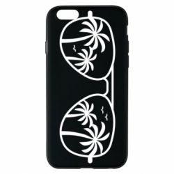 Чехол для iPhone 6/6S Sunglasses And Palm Trees - PrintSalon