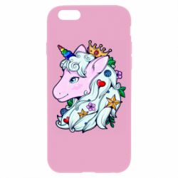 Чехол для iPhone 6/6S Unicorn Princess - PrintSalon