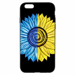Чехол для iPhone 6/6S Большой подсолнух Украина - PrintSalon
