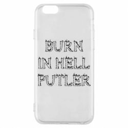 Чехол для iPhone 6 Born in Hell Putin - PrintSalon