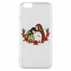 Чохол для iPhone 6Дівчина цілує солдата - PrintSalon