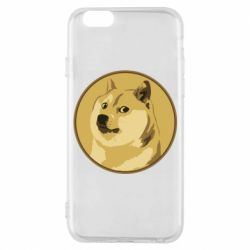 Чехол для iPhone 6/6S Dogecoin - PrintSalon