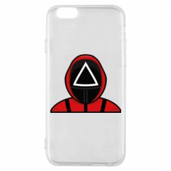 Чехол для iPhone 6/6S Игра в кальмара Soldier - PrintSalon