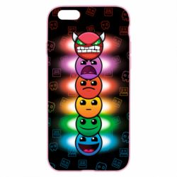 Чохол для iPhone 6/6S Geometry Dash Levels - PrintSalon