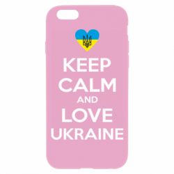 Чехол для iPhone 6 Keep calm and love - PrintSalon
